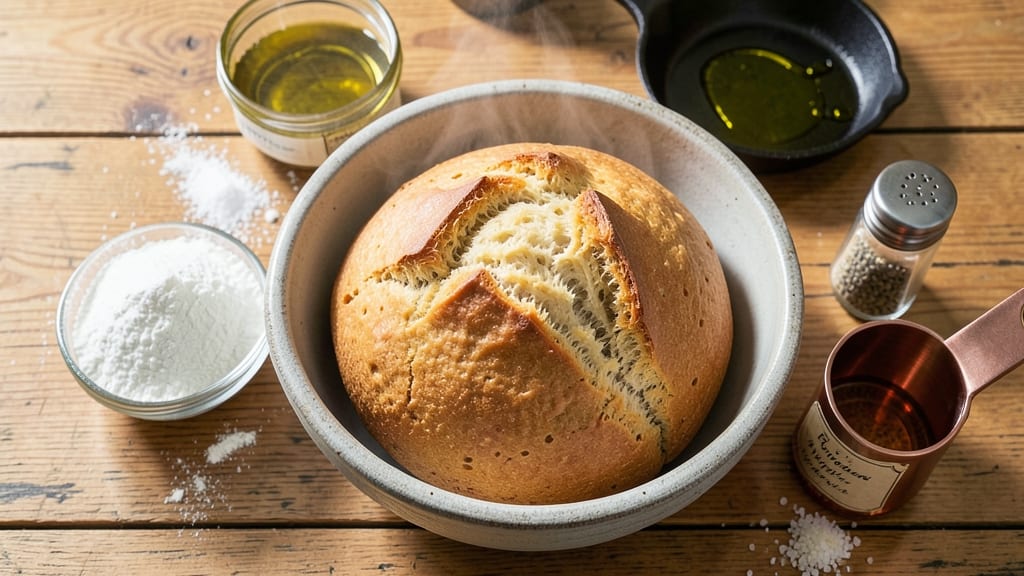 Apple Cider Vinegar Bread Recipe: Tangy-Infused Rise for Artisan Crust Without Kneading