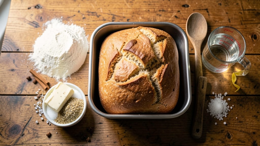 All-Purpose Bread Machine Recipe: Crusty Exterior, Airy Interior Without Kneading