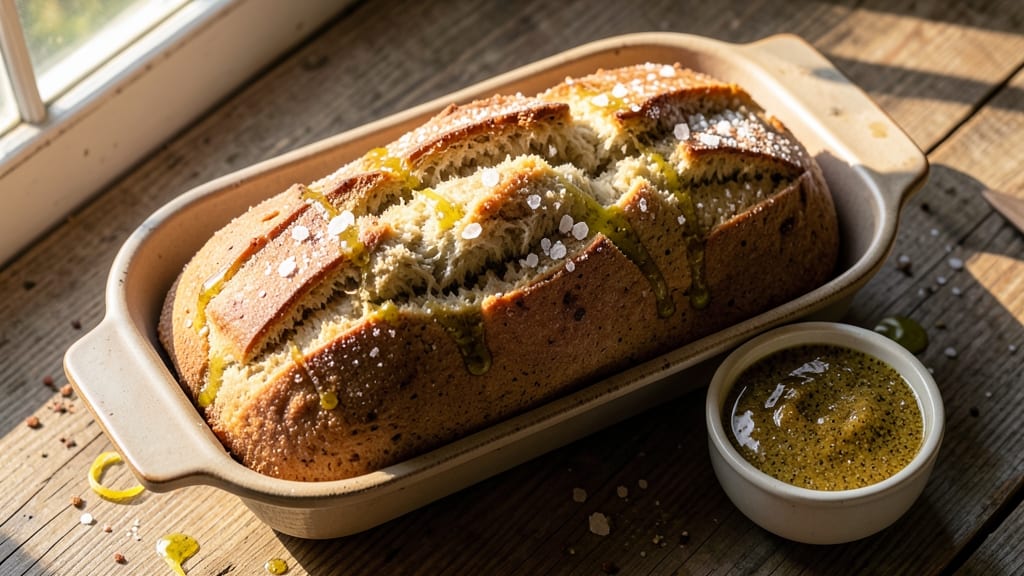 Almond Flour Yeast Bread Recipe With No Eggs: Crusty Crumb and Soft Interior Without Gluten