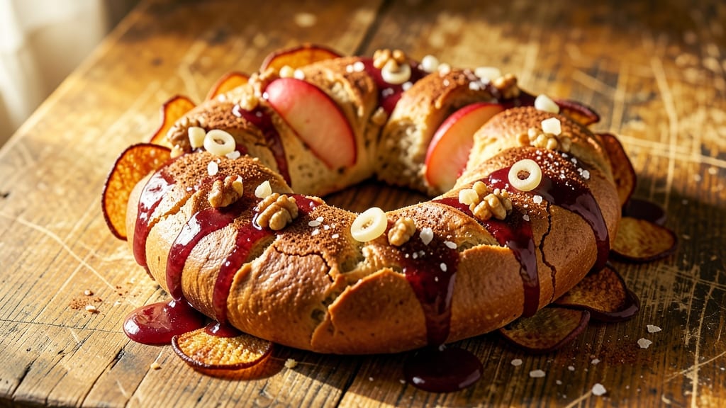 Autumn Apple Bread Wreath Recipe: Festive Swirls for Holiday Tables