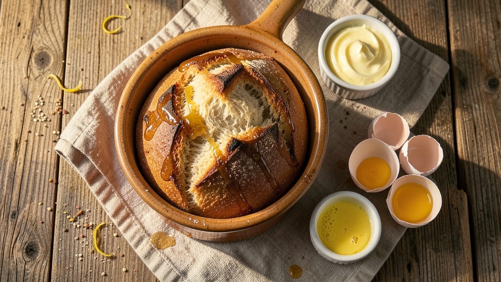 1 Pound Loaf Bread Recipe: Dutch Oven Crust With Honeyed Sweetness Inside