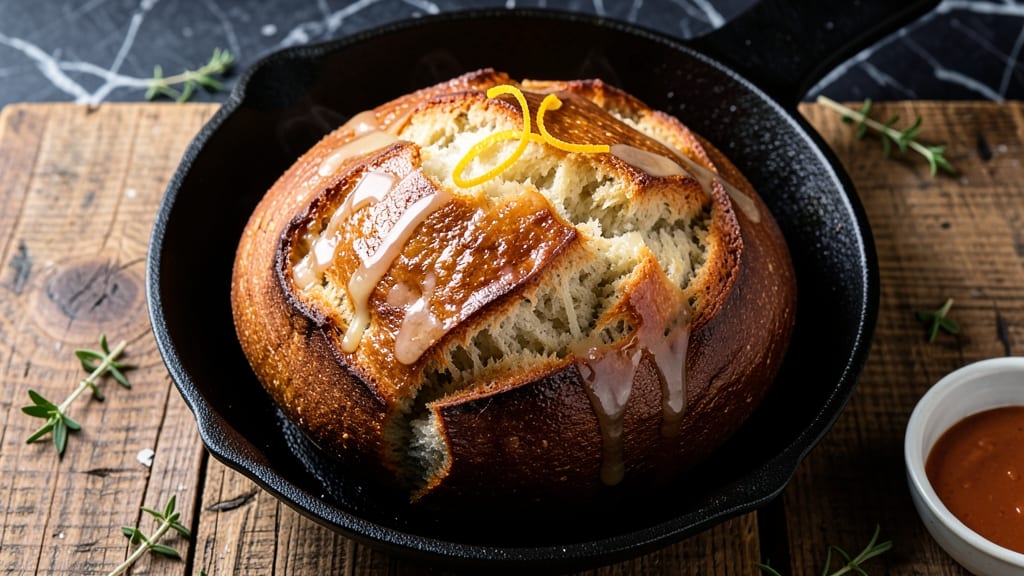 9x5 Loaf Pan Bread Recipe: Foil-Sealed Rise for Crusty Crumb Without Kneading