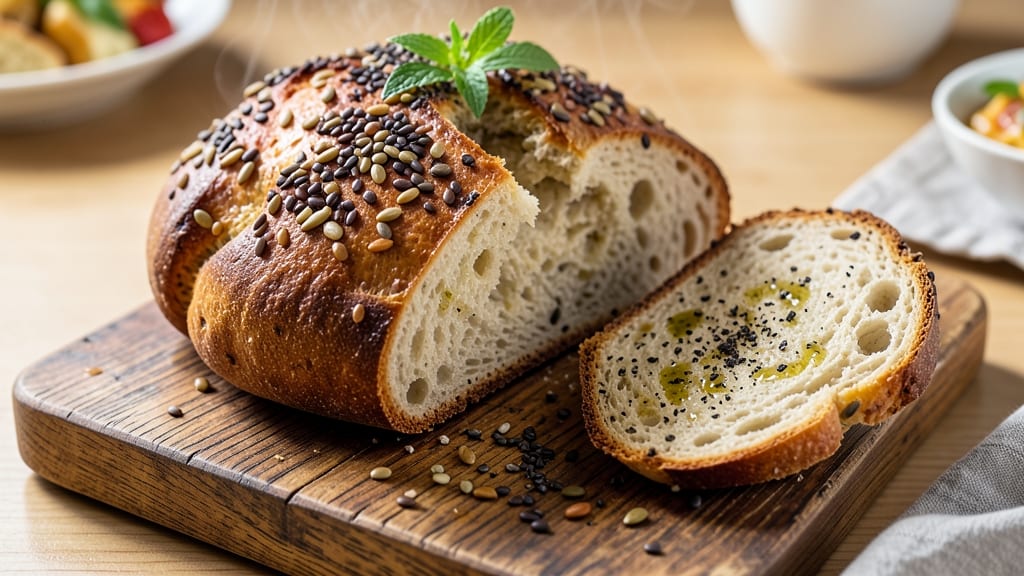 7 Seed Bread Recipe: Crusty Crunch and Nutty Swirls in Every Slice