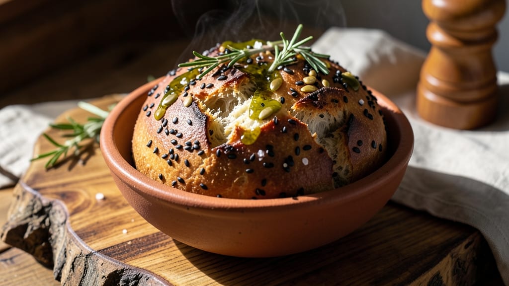 Artisan Seeded Bread Recipe: Crusty Crunch With Nutty Swirls Inside