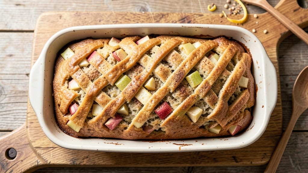 Martha Stewart's Apple Bread Recipe: Warm Spice and Apple Streusel Swirls