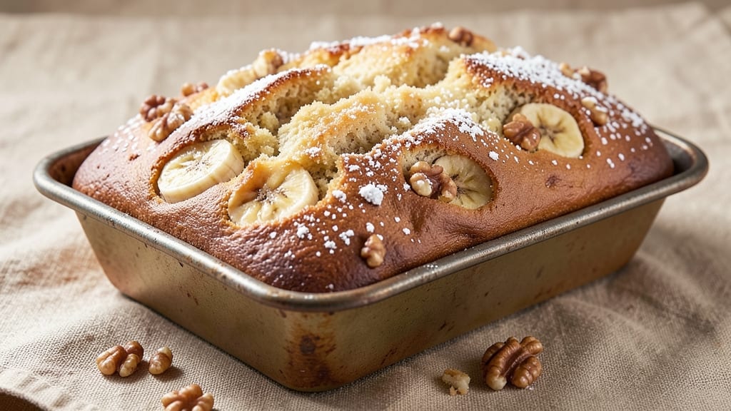 9x5 Loaf Pan Banana Bread Recipe: Warm Spice and Walnut Swirls in Every Bite
