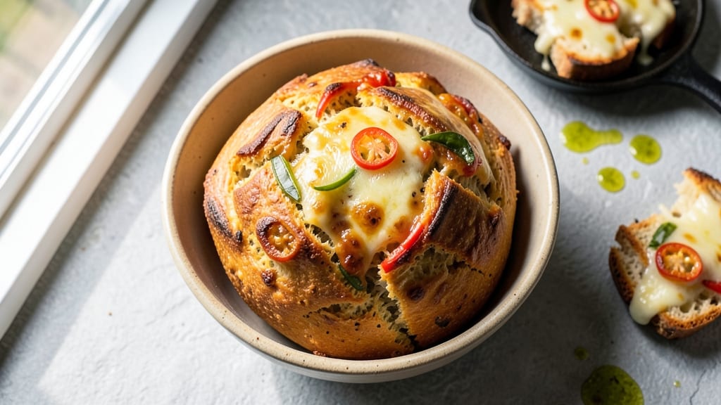 Andersen Bakery Jalapeño Cheese Bread Recipe: Spicy Kick and Gooey Pull-Apart Magic