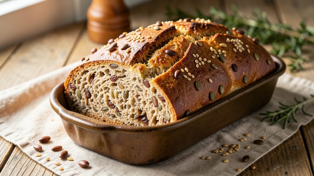 7 Grain Bread Machine Recipe: Nutty-Seeded Crust With Foil-Sealed Softness