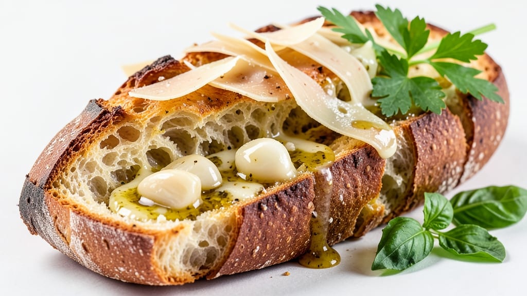 Authentic Italian Garlic Bread Recipe: Crispy Garlic-Butter Crust With Pillowy Softness