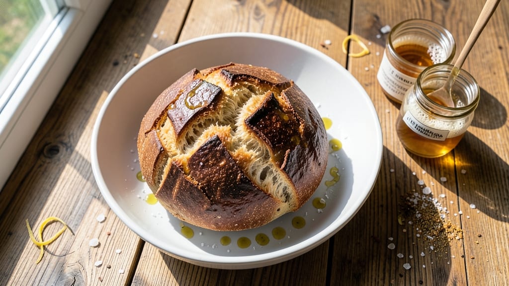 Artisan Bread Recipe Using Bread Flour: Crusty Crunch With No-Knead Ease