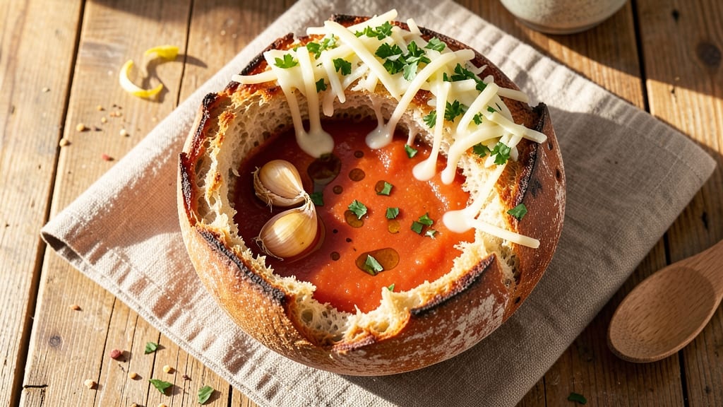 Artisan Bread Bowl Recipe: Hollowed Crust Perfect for Soups and Stews
