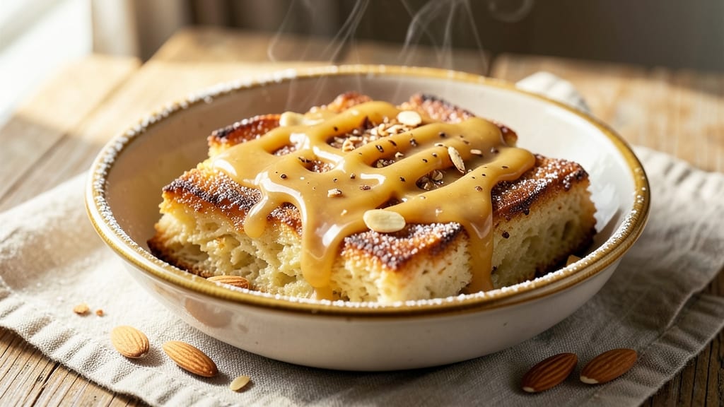Amaretto Bread Pudding Sauce Recipe: Nutty Vanilla Drizzle for Ultimate Comfort