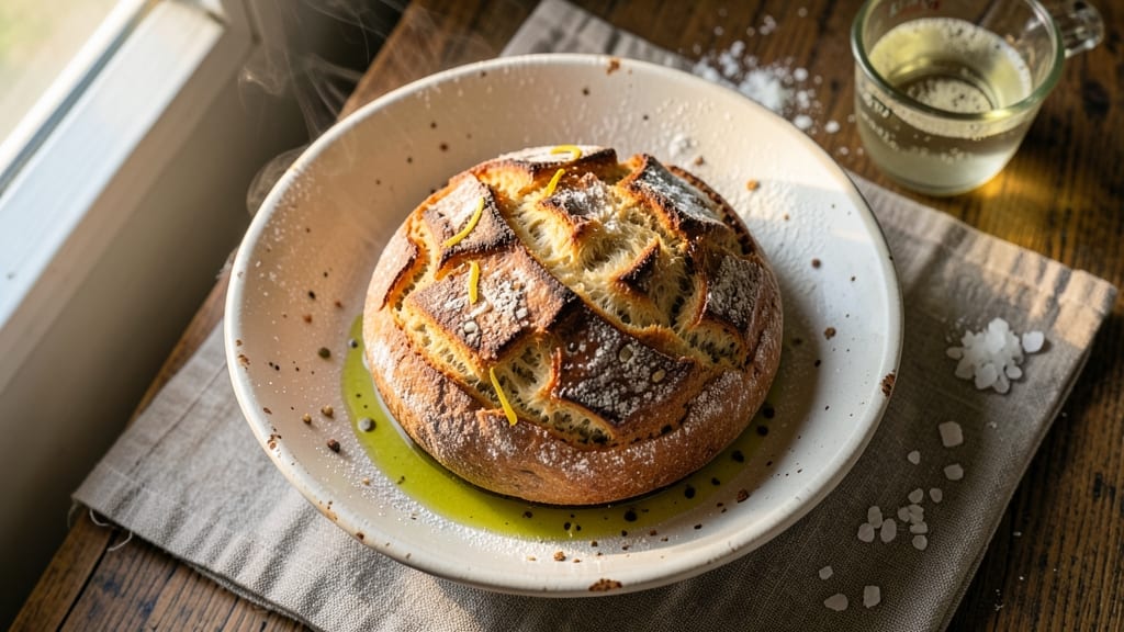 Active Dry Yeast No-Knead Bread Recipe: Foil-Sealed Rise for Crusty Crumb Without Effort