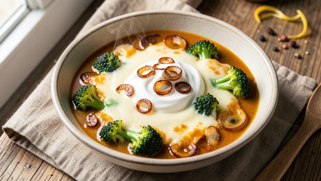 Atlanta Bread Company Broccoli Cheese Soup Recipe: Ultra-Creamy Cheese Swirls and Crispy Topping Magic