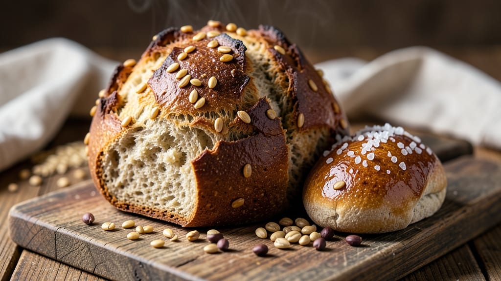 Amazing Grains and Salty Bread Recipe: Crusty Crunch With Pillowy Softness Inside