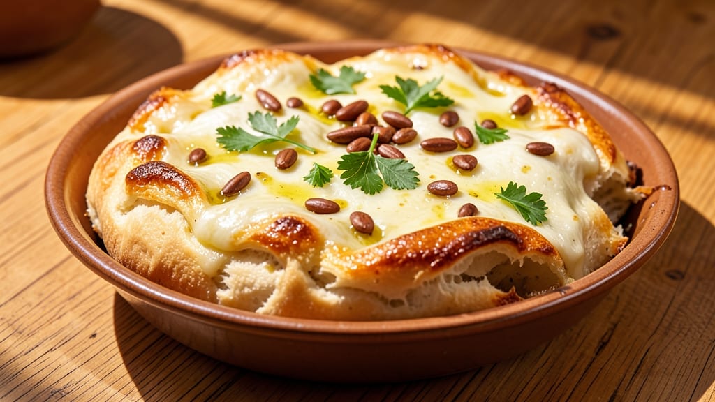 Arabic Cheese Bread Recipe: Za'atar-Spiced Crust With Melty Feta Layers