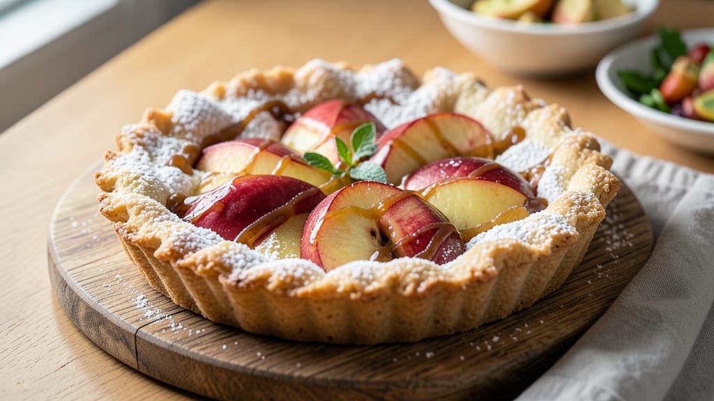 Apple Pie Recipe With Shortbread Crust: Crunchy Layers and Cinnamon-Spiced Filling
