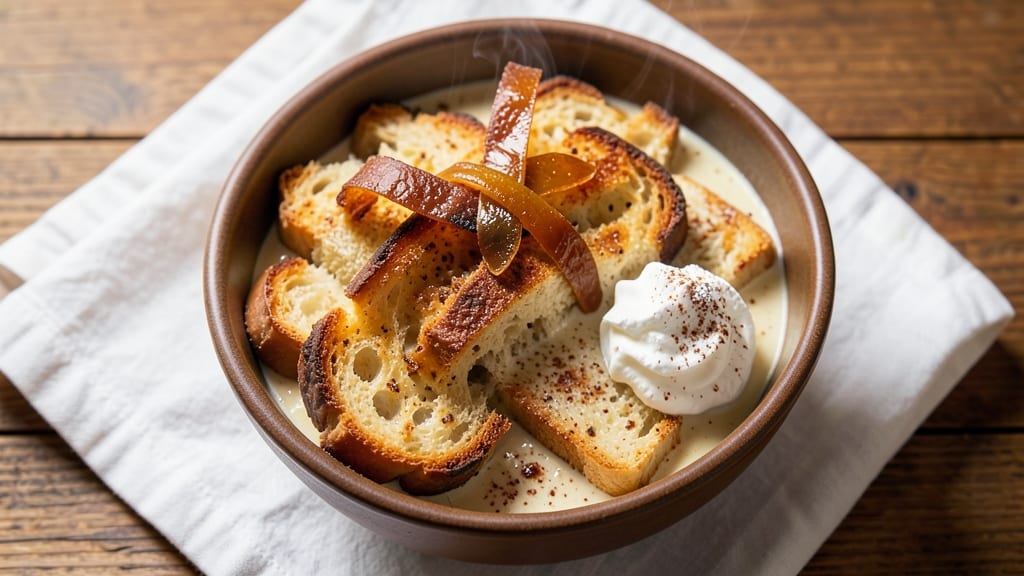 Atlanta Bread Company Bread Pudding Recipe: Vanilla-Cream Cheese Swirls in One Bowl