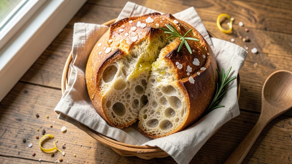 Airy Ciabatta Bread Recipe: Olive Oil Poached Crust With Cloud-Light Crumb