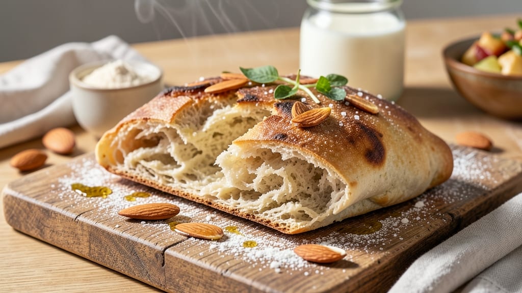 Almond Pita Bread Recipe: Flaky Layers With Nutty Crunch and Soft Centers