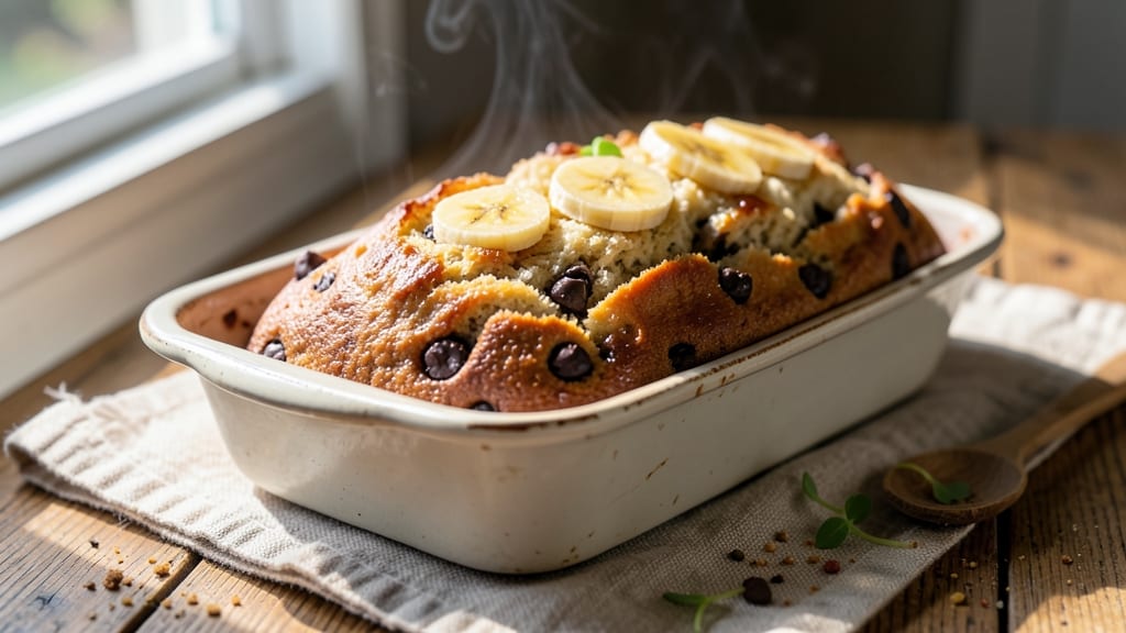 Almond Flour Chocolate Chip Banana Bread Recipe: Moist Grain-Free Magic in One Loaf
