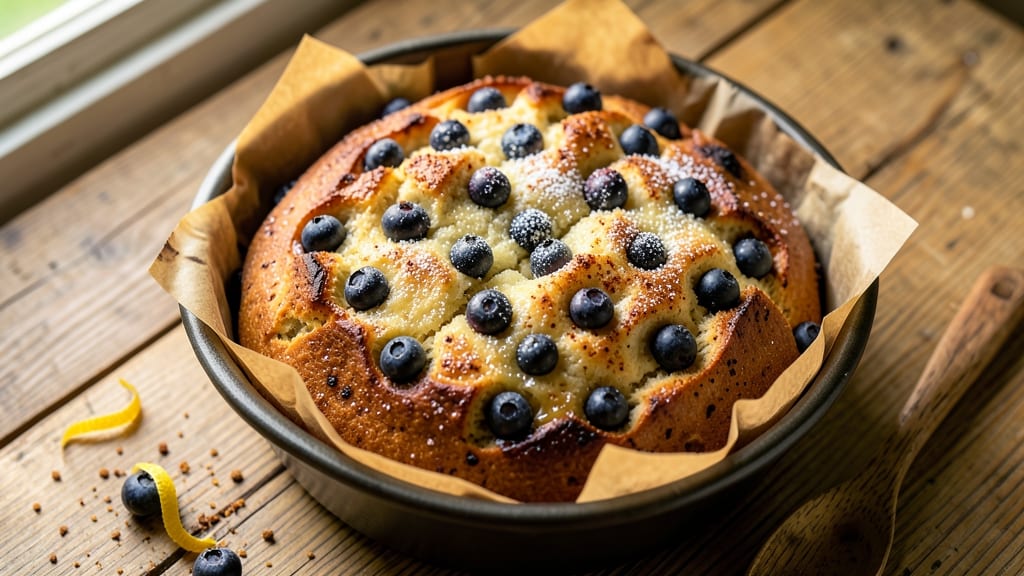 Amish Blueberry Bread Recipe By Daughter: Homestyle Swirls With Juicy Berries and Crusty Top