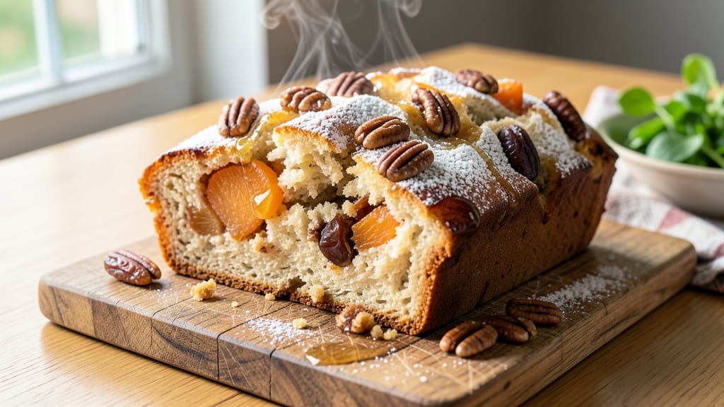 Apricot Date Nut Bread Recipe: Sweet and Nutty Swirls in Every Bite