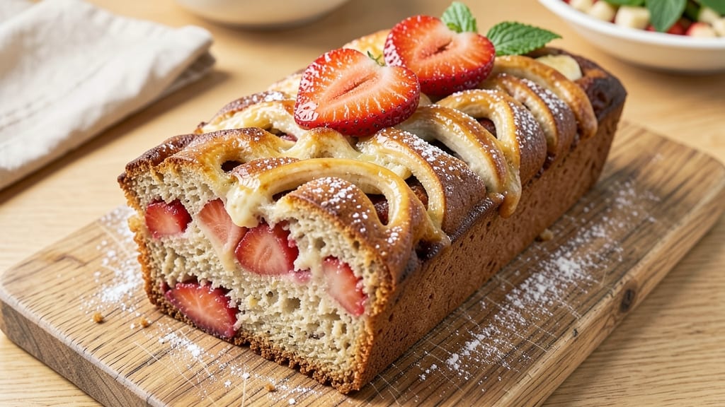 Baby Strawberry Banana Bread Recipe: Sweet Berry Swirls and Moist Crumb Magic