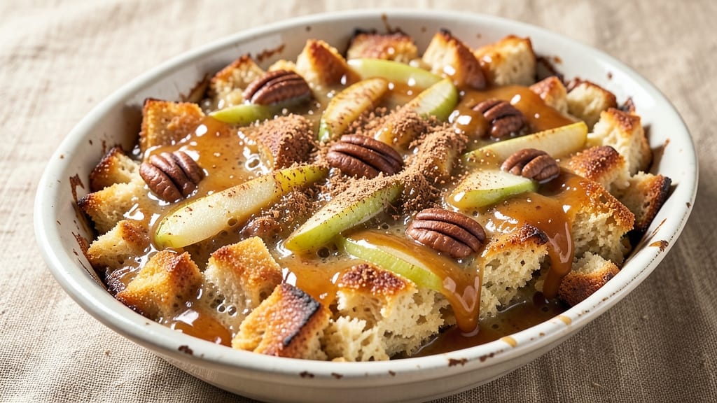 Paula Deen's Apple Bread Pudding Recipe: Spiced Fruit Swirls and Buttery Crisp Top