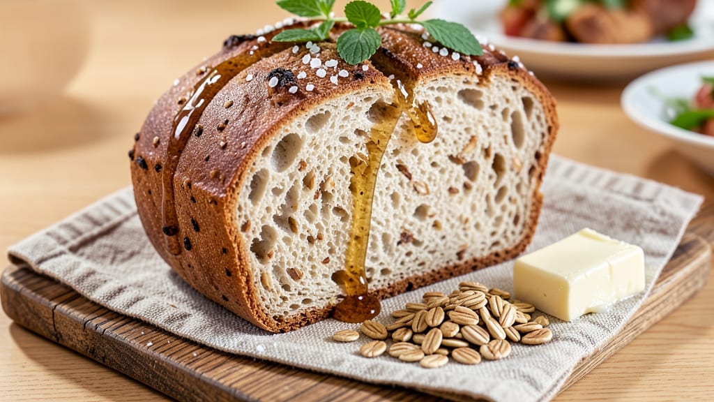 Artisan Oat Bread Recipe: Warm Spice and Crunchy Top Without a Single Crumb