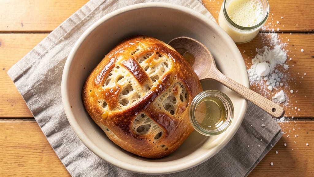 90-Minute Bread Recipe: Dutch Oven Crust Meets Soft, Swirled Warmth