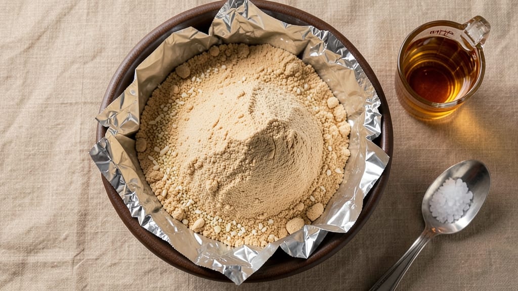 500g Bread Recipe: No-Knead Foil Hack for Crusty Crumb in 3 Hours