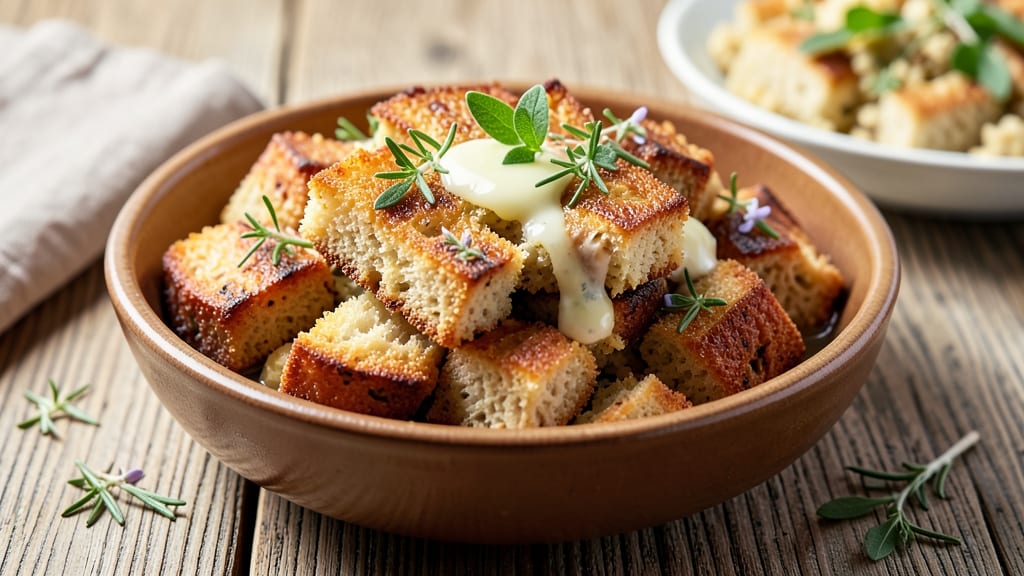 Amish Bread Stuffing Recipe: Savory Cornbread Crumb With Herb-Infused Butter