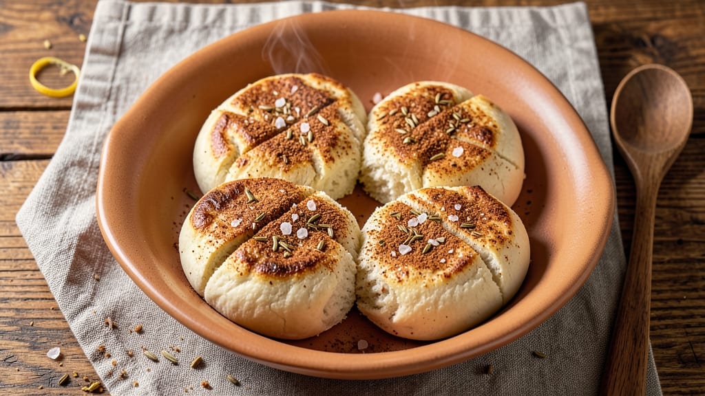 Algerian Matlouh Bread Recipe: Flaky Layers and Warm Spice Harmony