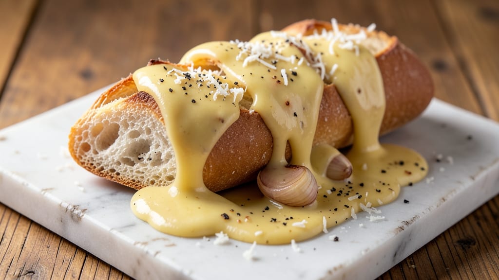 Alfredo Bread Recipe: Parmesan-Creamed Twist on Garlic Bread